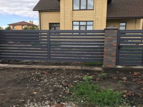 Забор жалюзи 72 метра фото в Скоропусковском